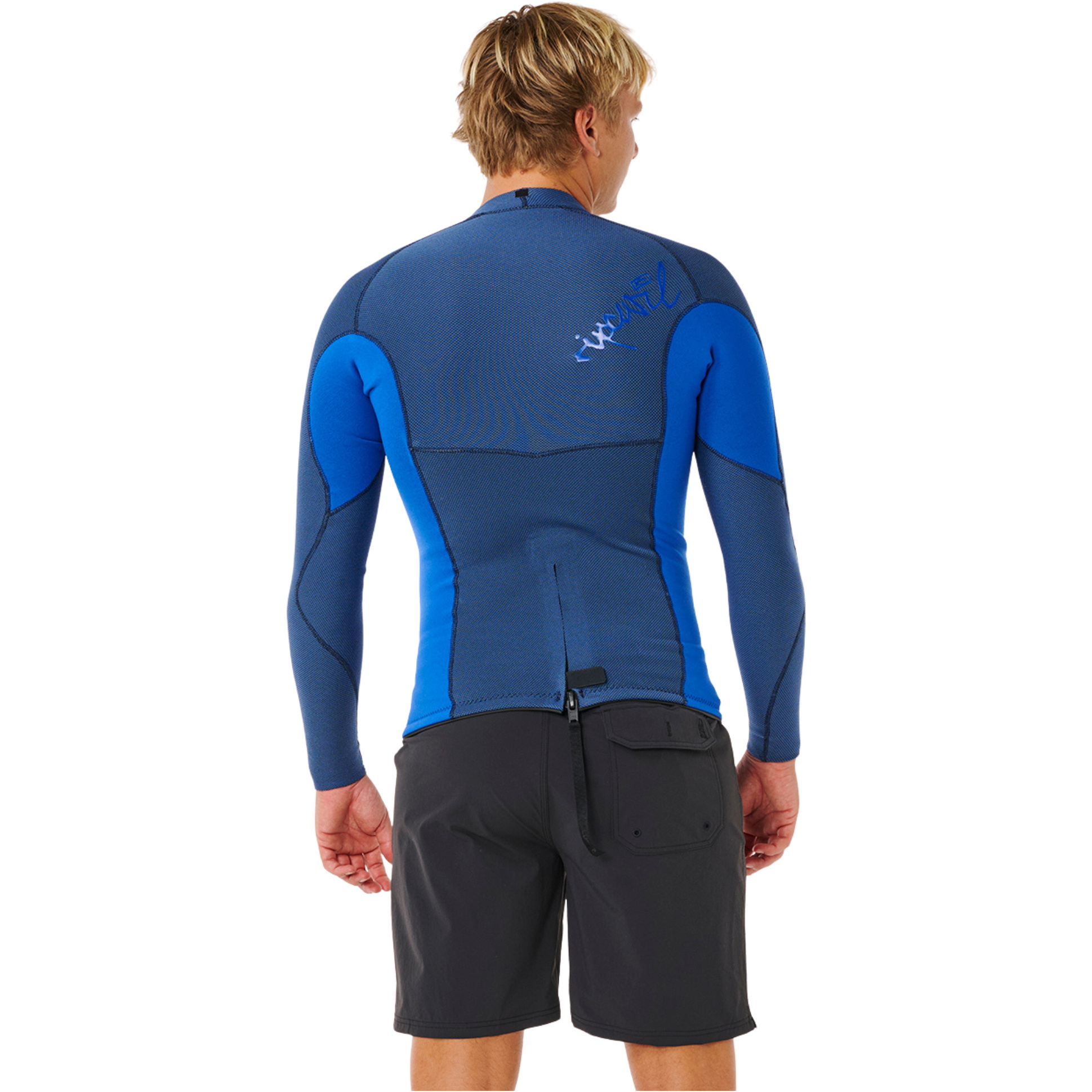 2026 Rip Curl Mens E-Bomb 1.5mm Long Sleeve Jacket 12HMWJ - Blue